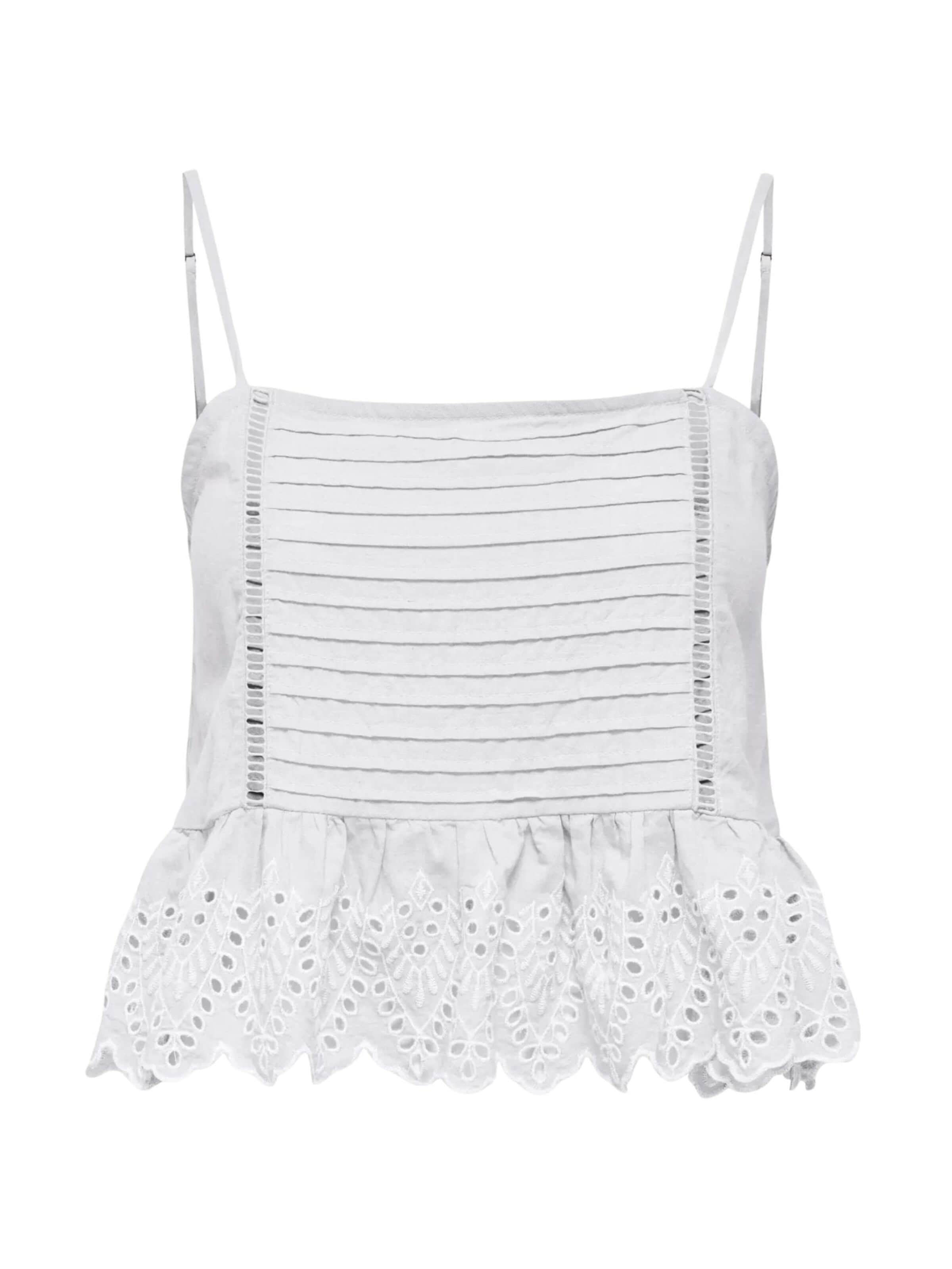 Haut 'ONLTULUM' ONLY en blanc : devant