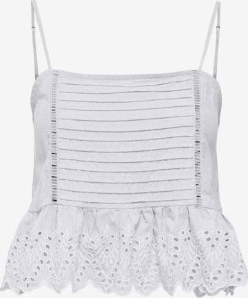 Haut 'ONLTULUM' ONLY en blanc : devant