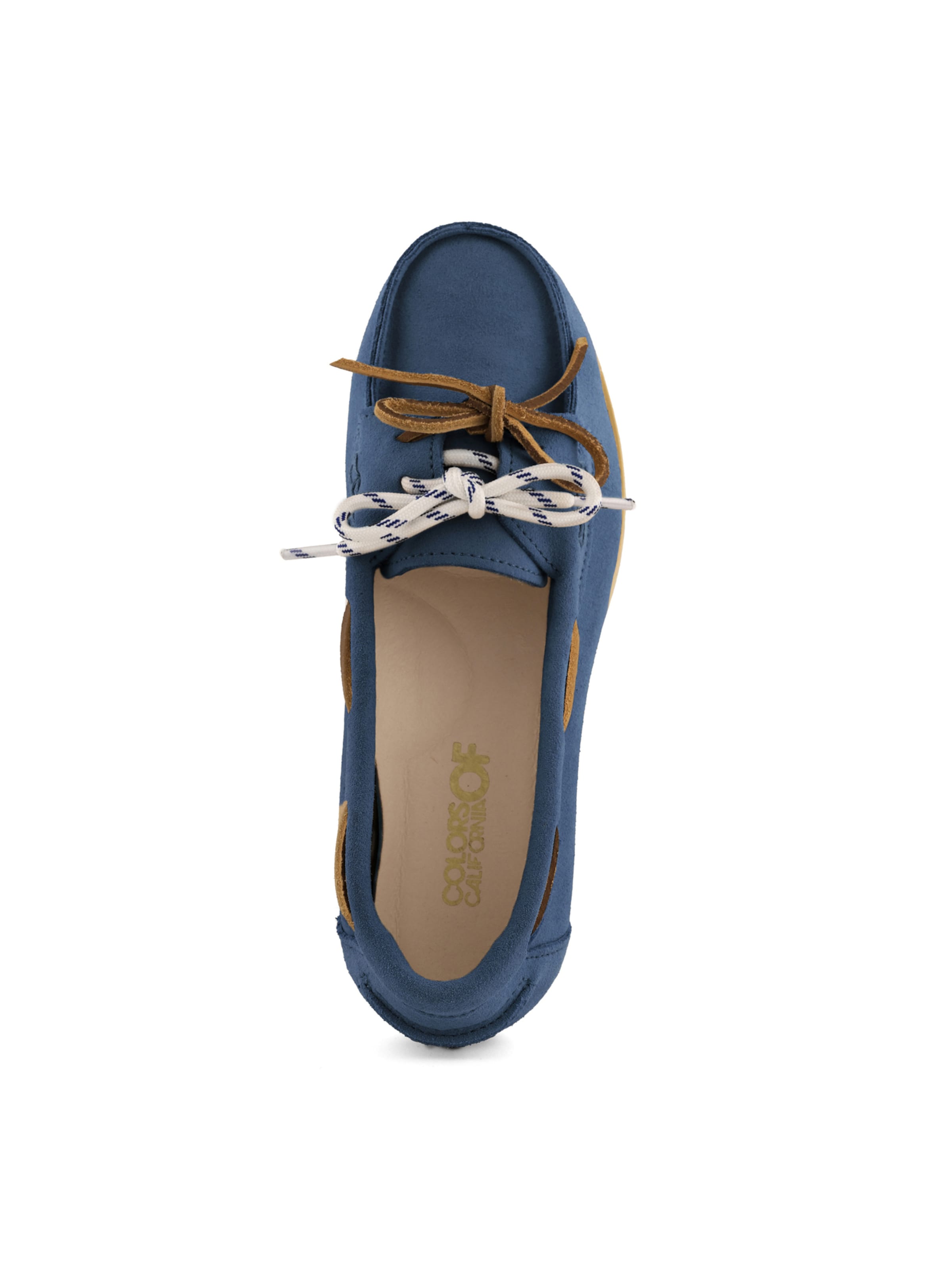 COLORS OF CALIFORNIA - Mocasines en azul: arriba