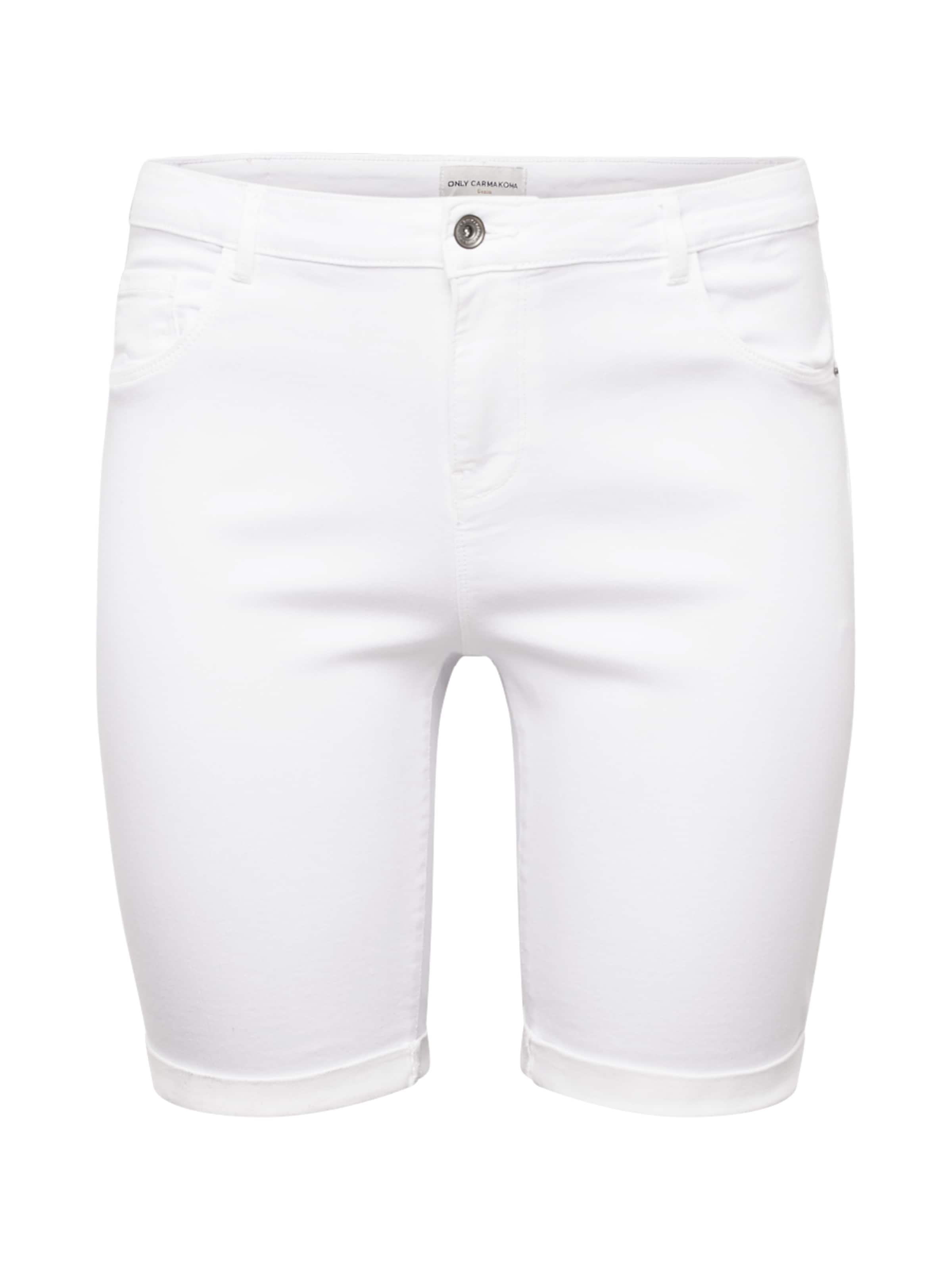 ONLY Carmakoma Jeans 'THUNDER' in White: front