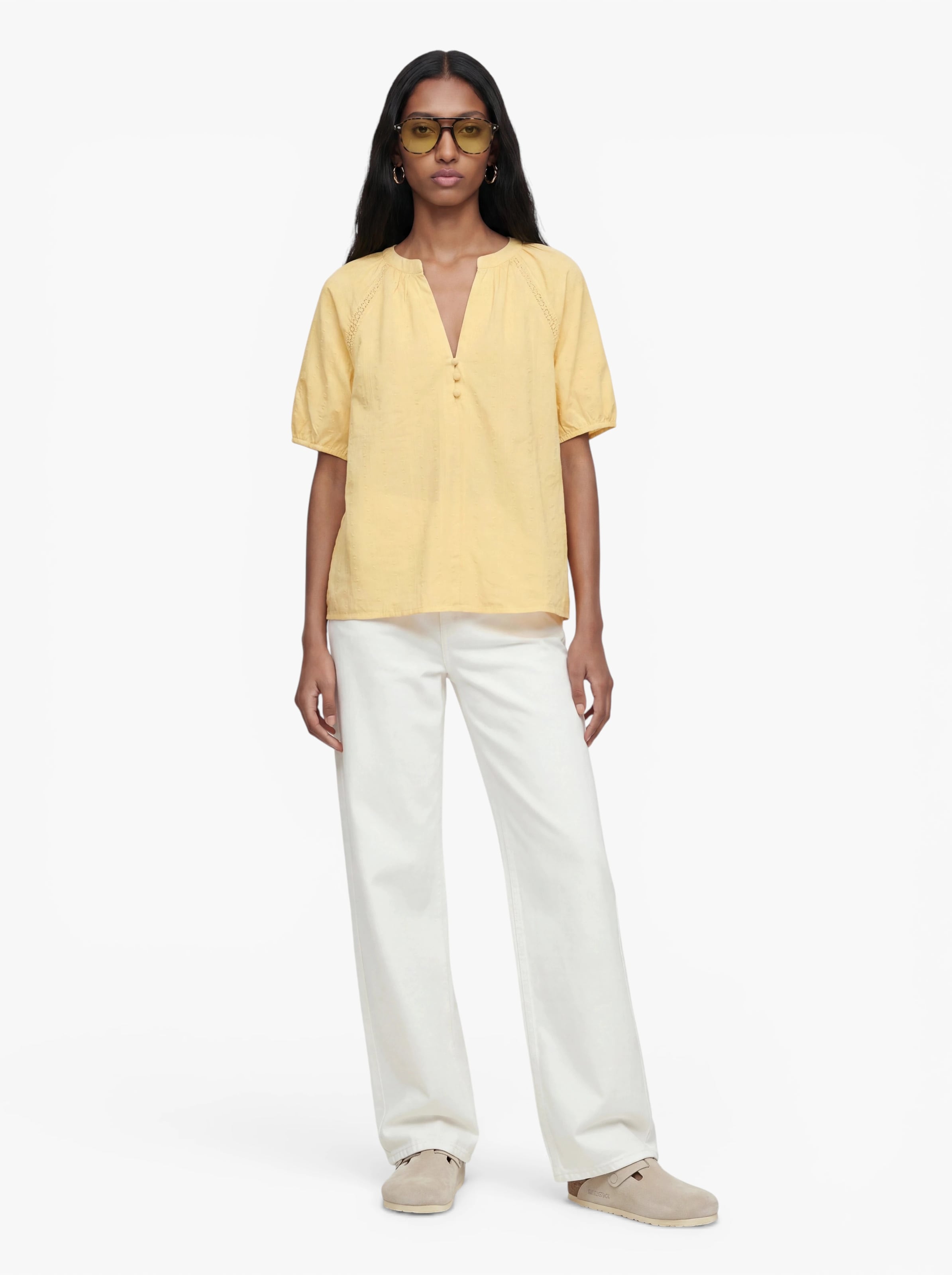VERO MODA Блузка 'VMJUTTY' в Желтый