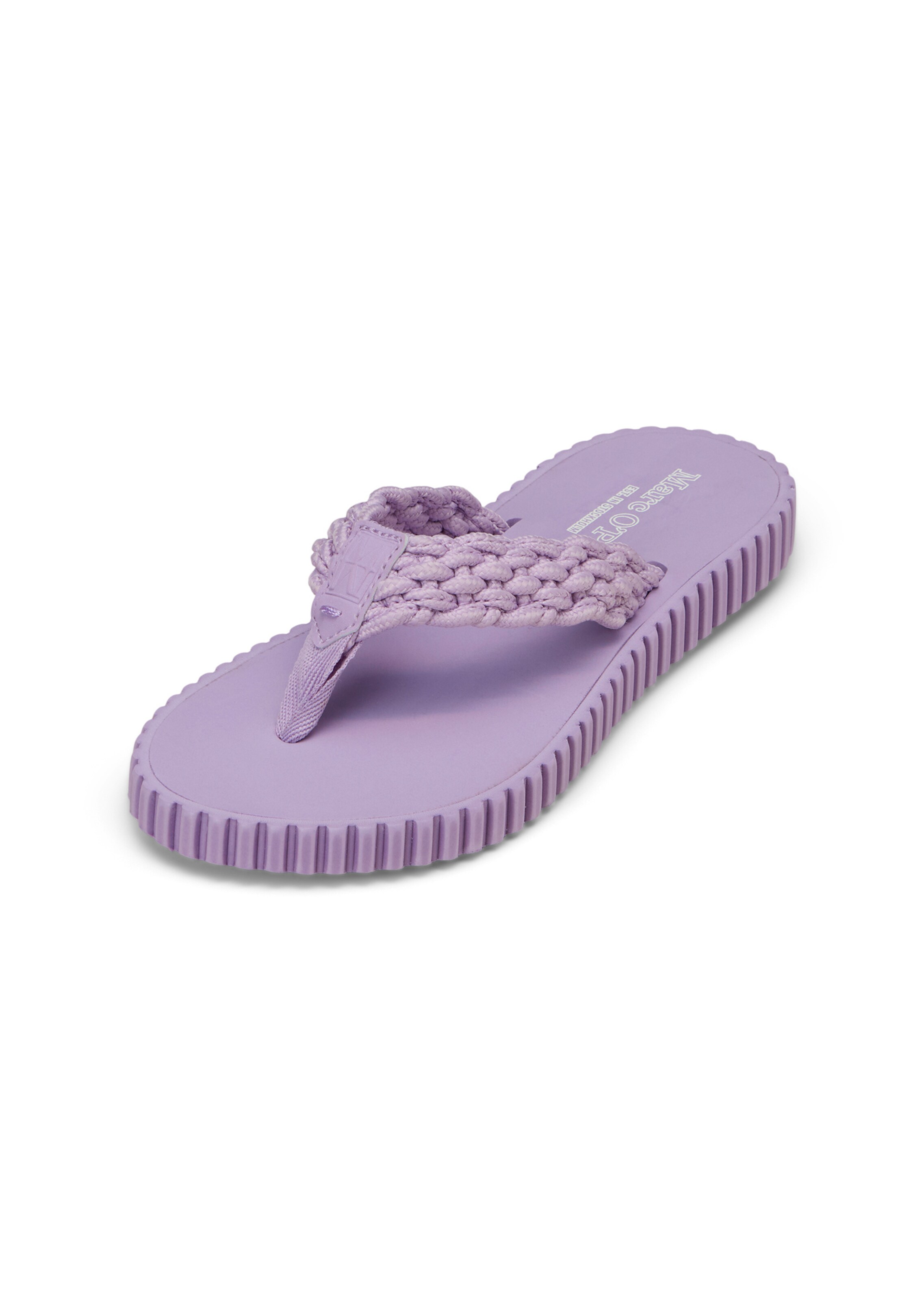 Marc O'Polo Teenslipper in Lila: voorkant