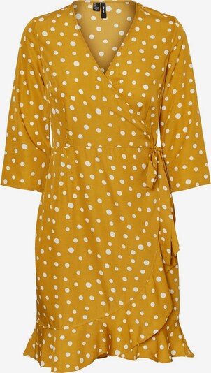VERO MODA Robe en jaune / blanc, Vue avec produit