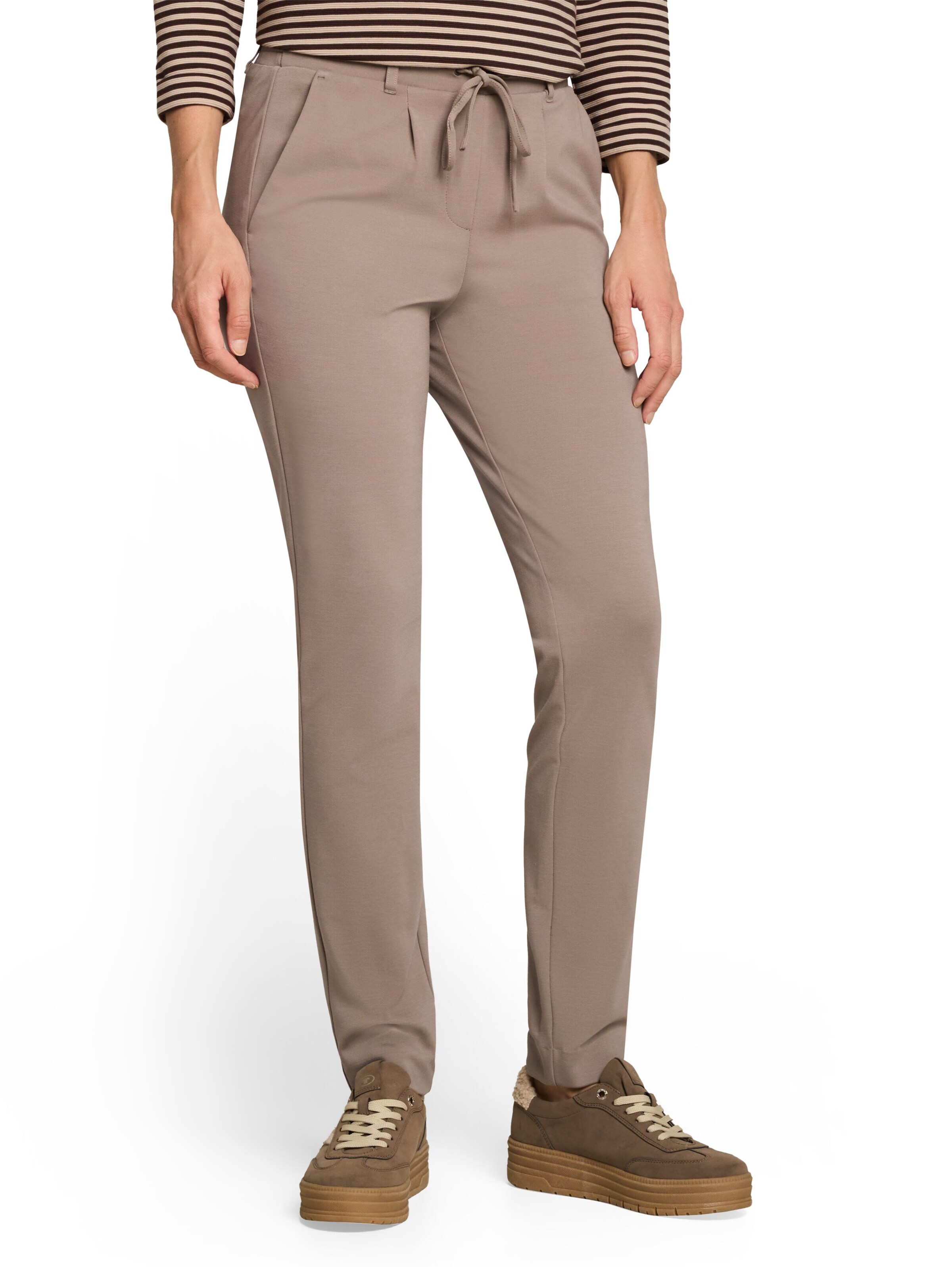 Slimfit Pantaloni di TOM TAILOR in marrone: frontale