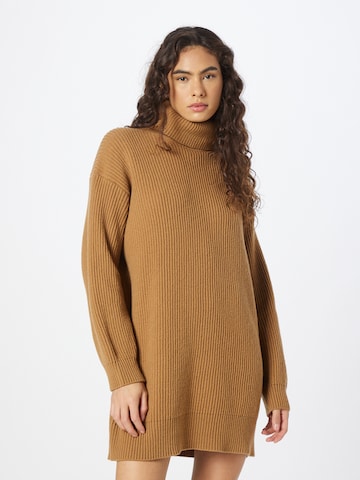 DRYKORN Knit dress 'DANY' in Brown: front