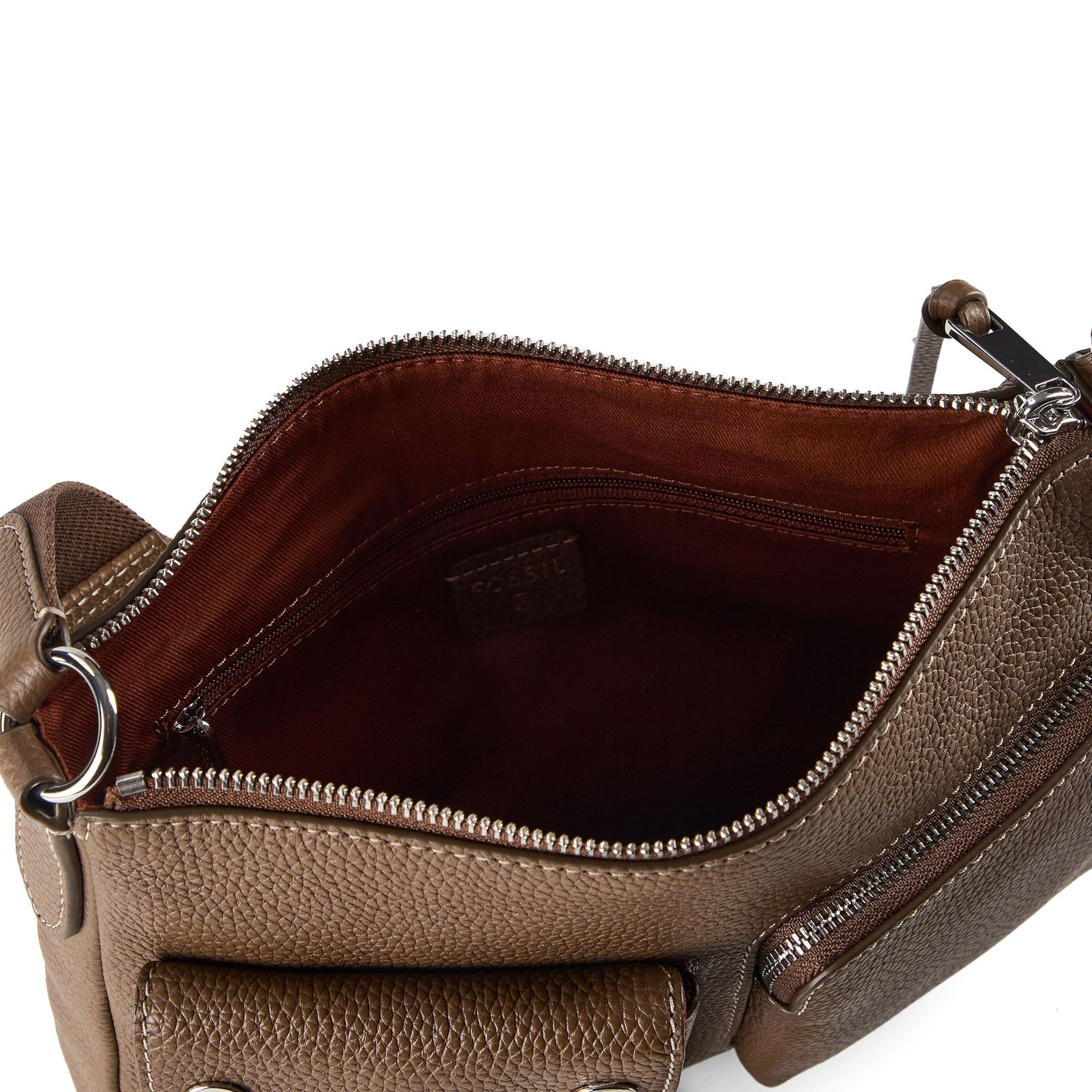 Borsa a tracolla 'Maysen' di FOSSIL in marrone