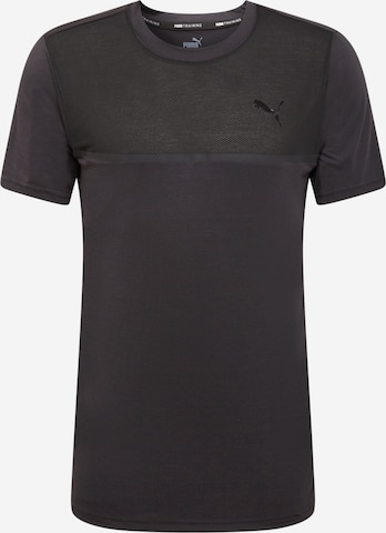 T-Shirt fonctionnel PUMA en noir : devant