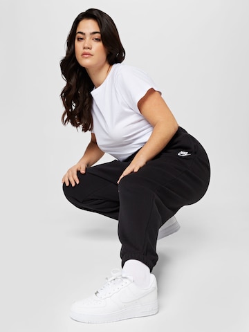 Nike Sportswear Ozke Športne hlače | črna barva