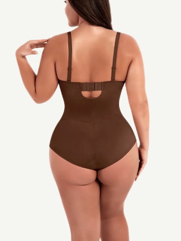 Haut modelant 'AMIRA' FÉMINITÉ Fatale en marron