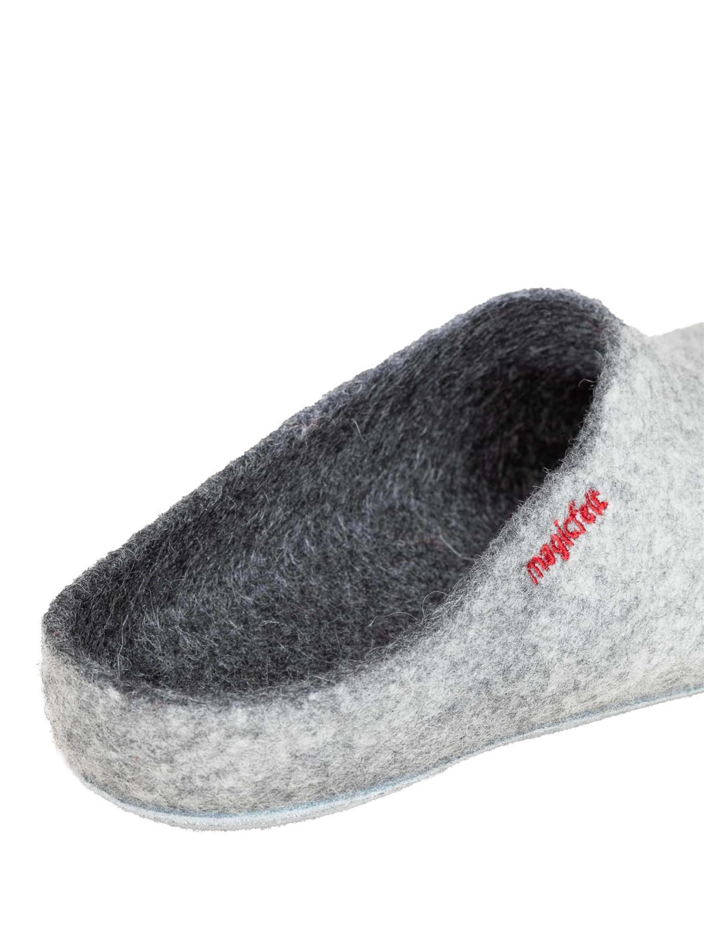 MagicFelt Slippers 'Filz' in Grey