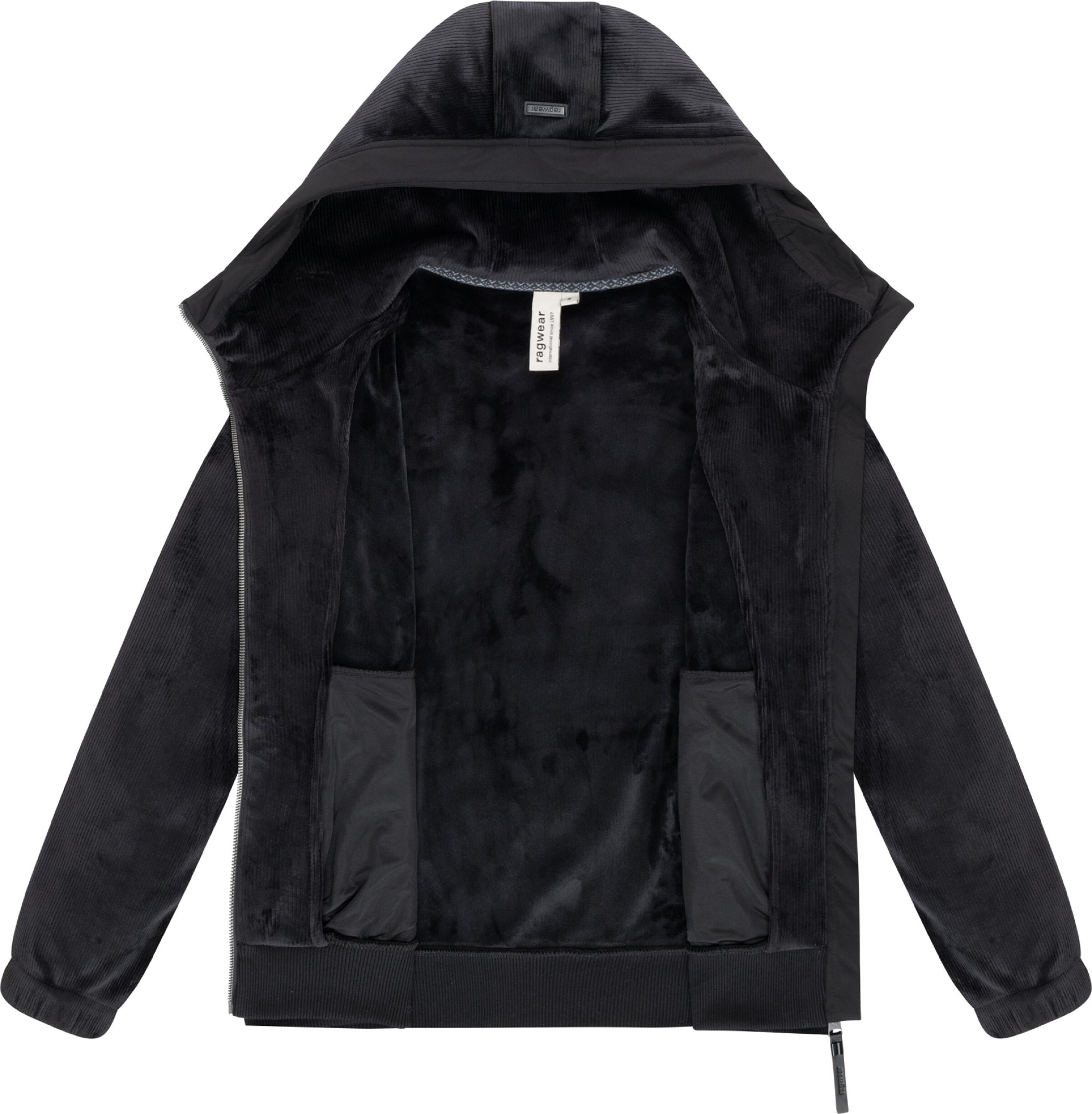 Ragwear Prechodná bunda 'Cousy Bonded' - Čierna