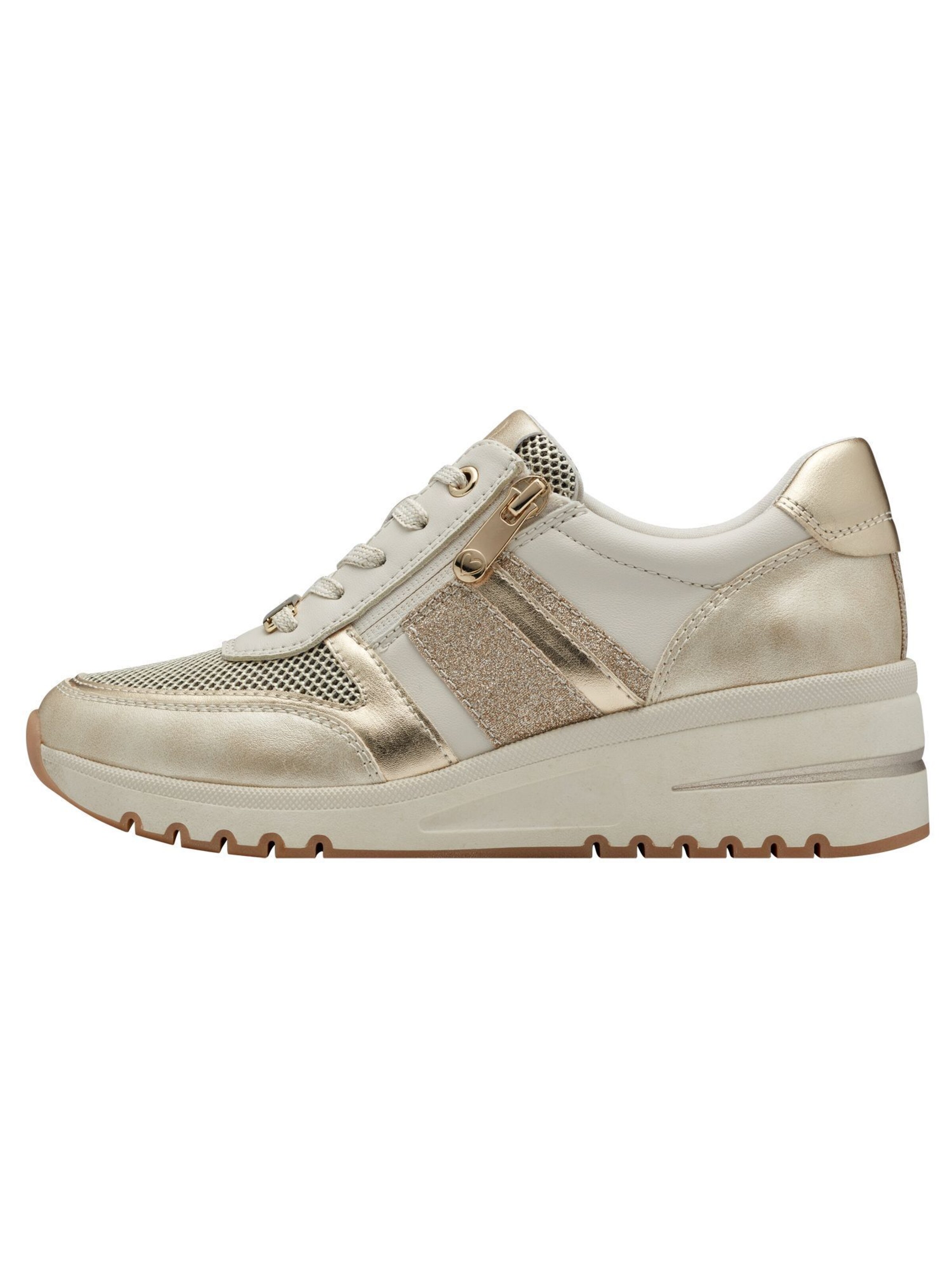 MARCO TOZZI Sneakers laag in Beige