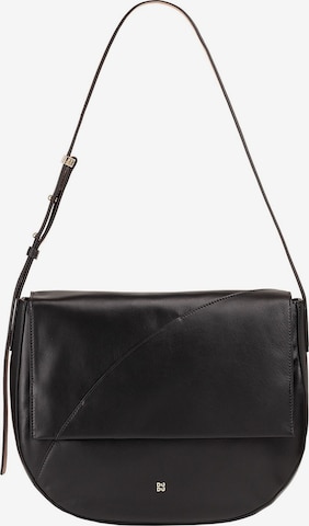 DuDu Schoudertas 'Formentera' in Zwart: voorkant