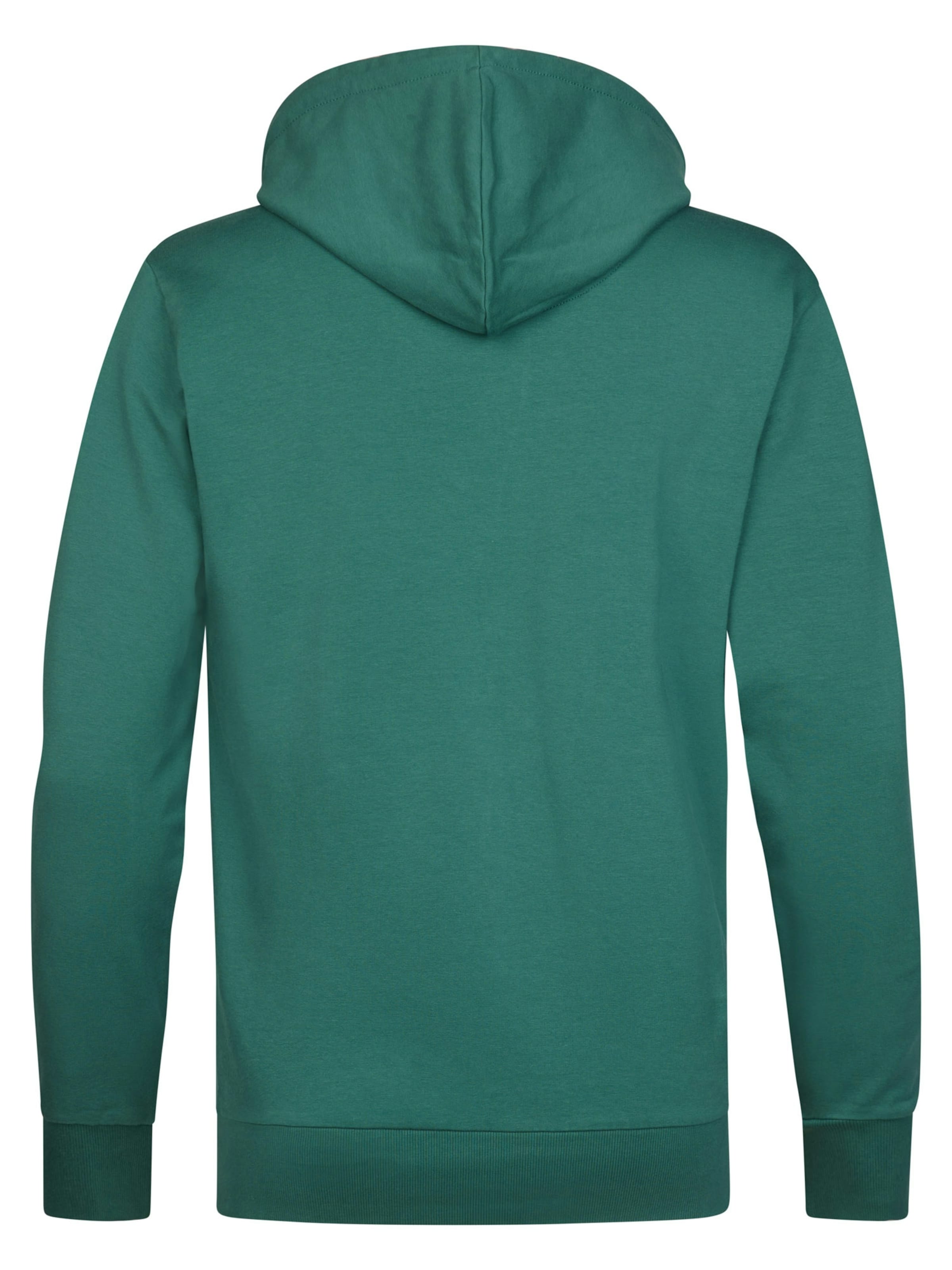 Petrol Industries - Sudadera con cremallera en verde
