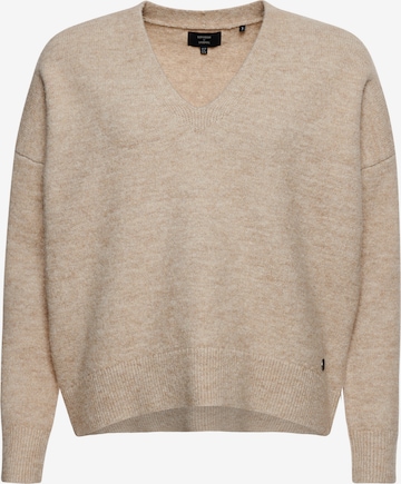 Pull-over Superdry en beige : devant