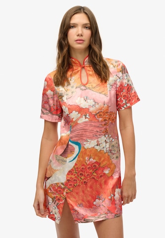 Superdry Jurk in Oranje: voorkant
