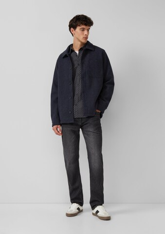 s.Oliver Comfort Fit Hemd in Schwarz