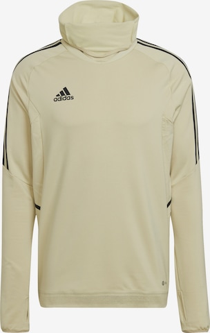ADIDAS PERFORMANCE Sportsweatshirt in Braun: Vorderseite