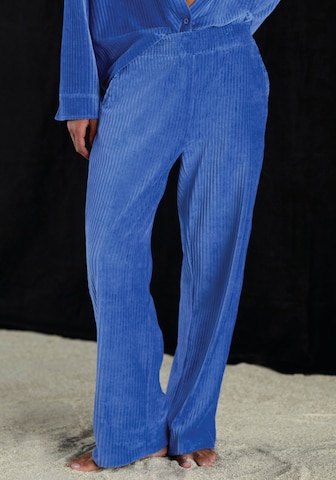 BUFFALO Wide leg Trousers in Blue: front