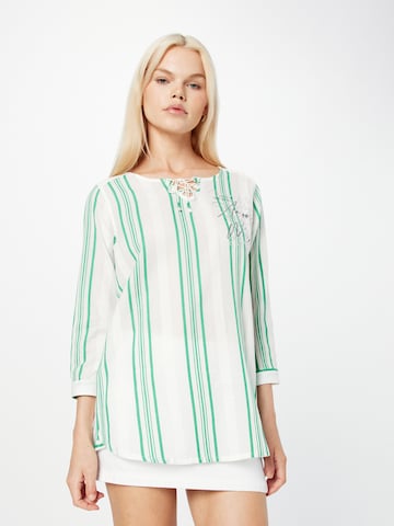 Soccx - Blusa em verde: frente