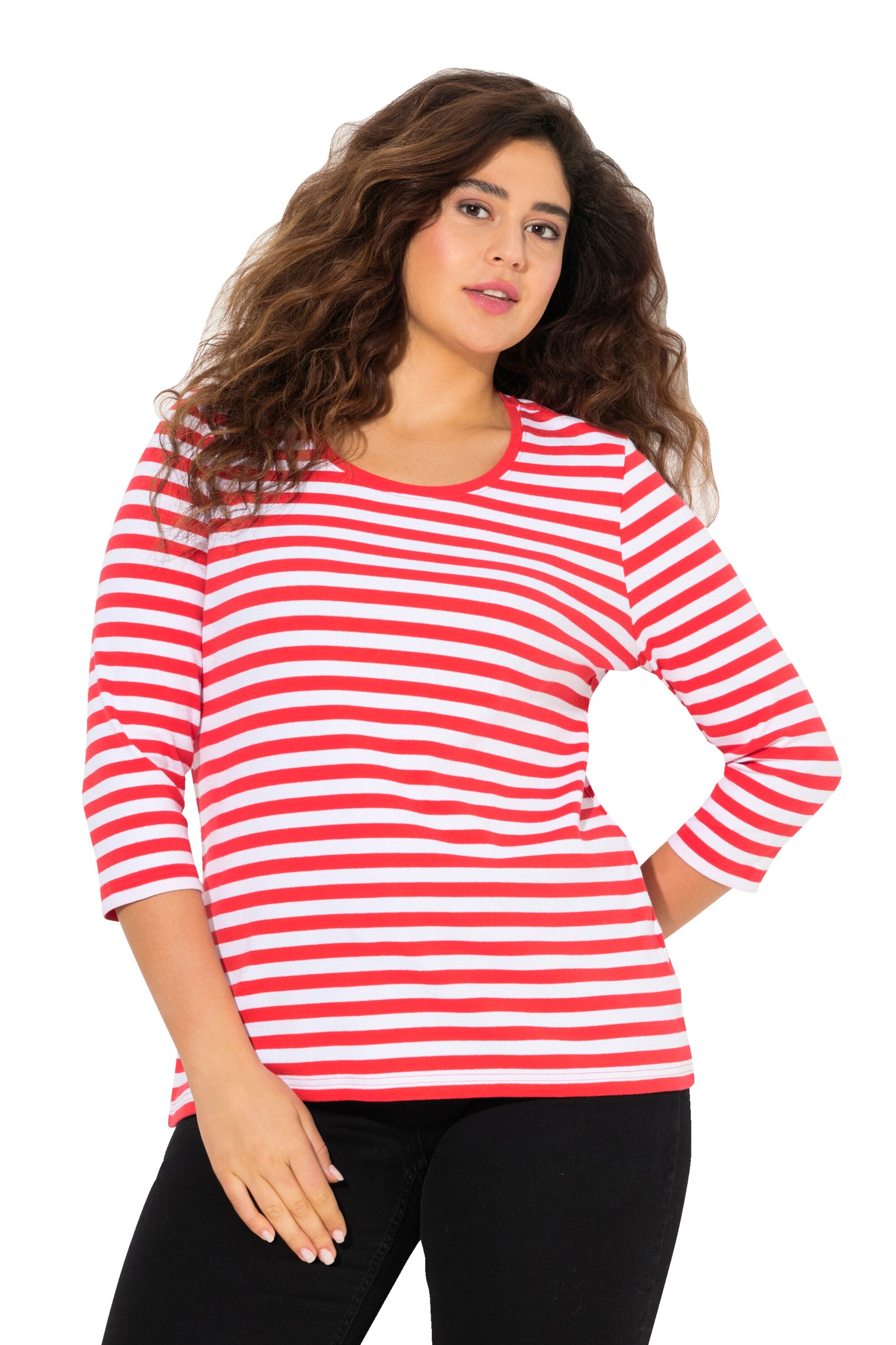 Ulla Popken Shirt in Rot: Vorderseite