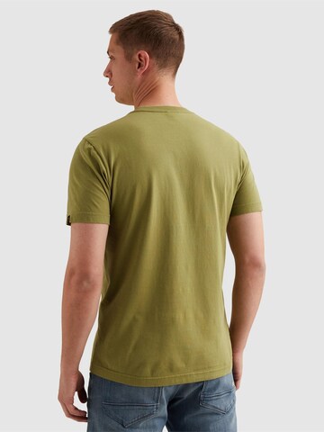 PME Legend T-shirt 'T-shirt in jersey with small artwork on the chest' i grön