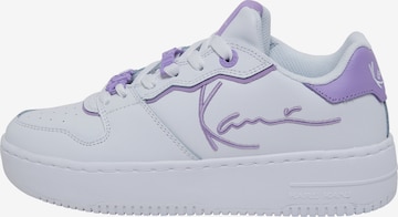 Sneaker bassa di Karl Kani in bianco: frontale