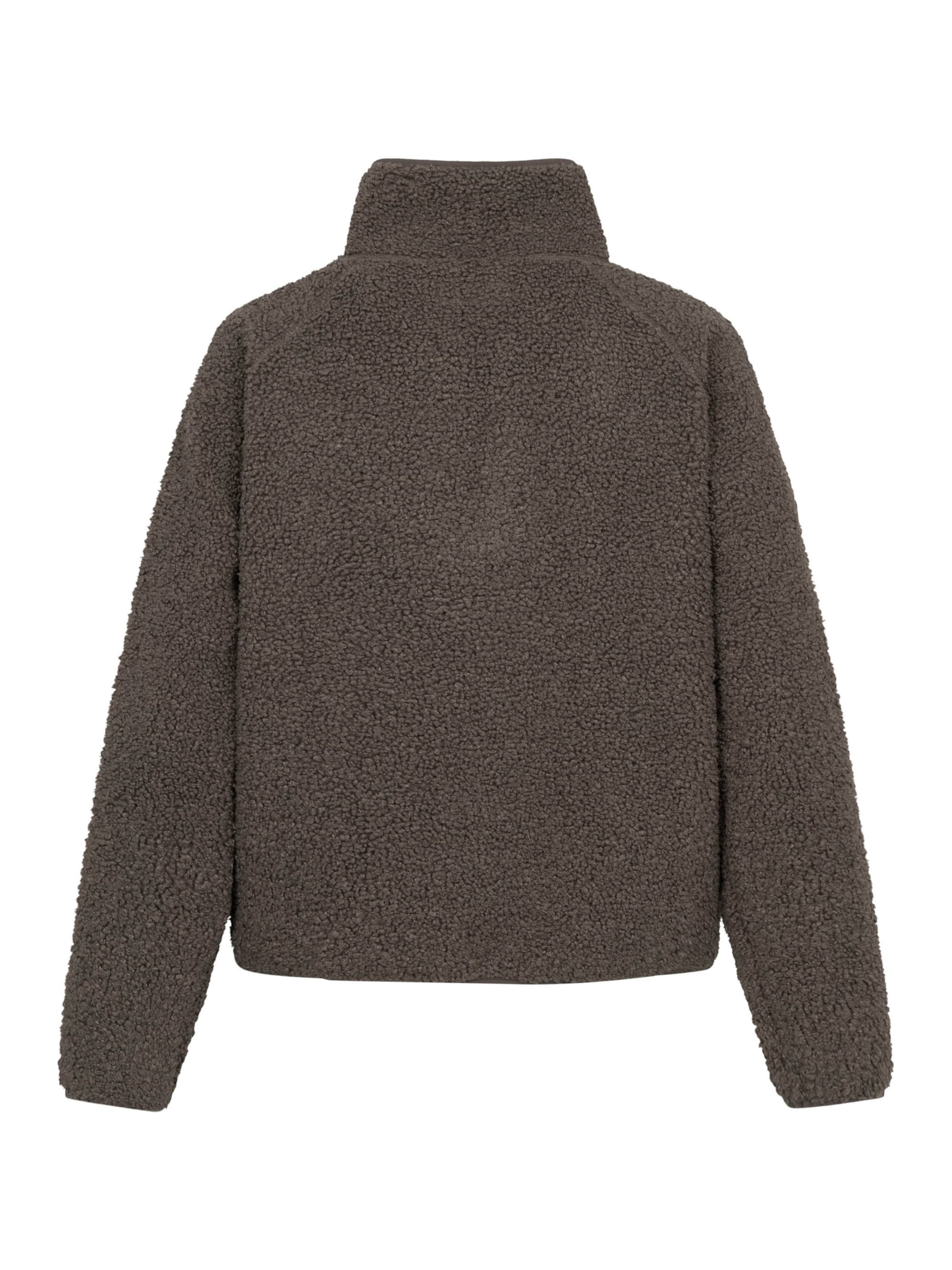 Derbe Fleece Jacket 'Kuschelby Troyer' in Brown