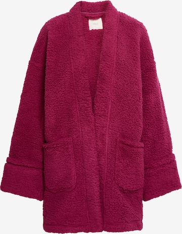 Peignoir court Marks & Spencer en violet : devant