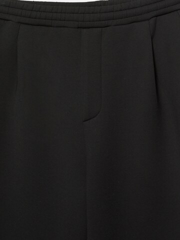 Pull&Bear Baggy Veckad byxa i svart