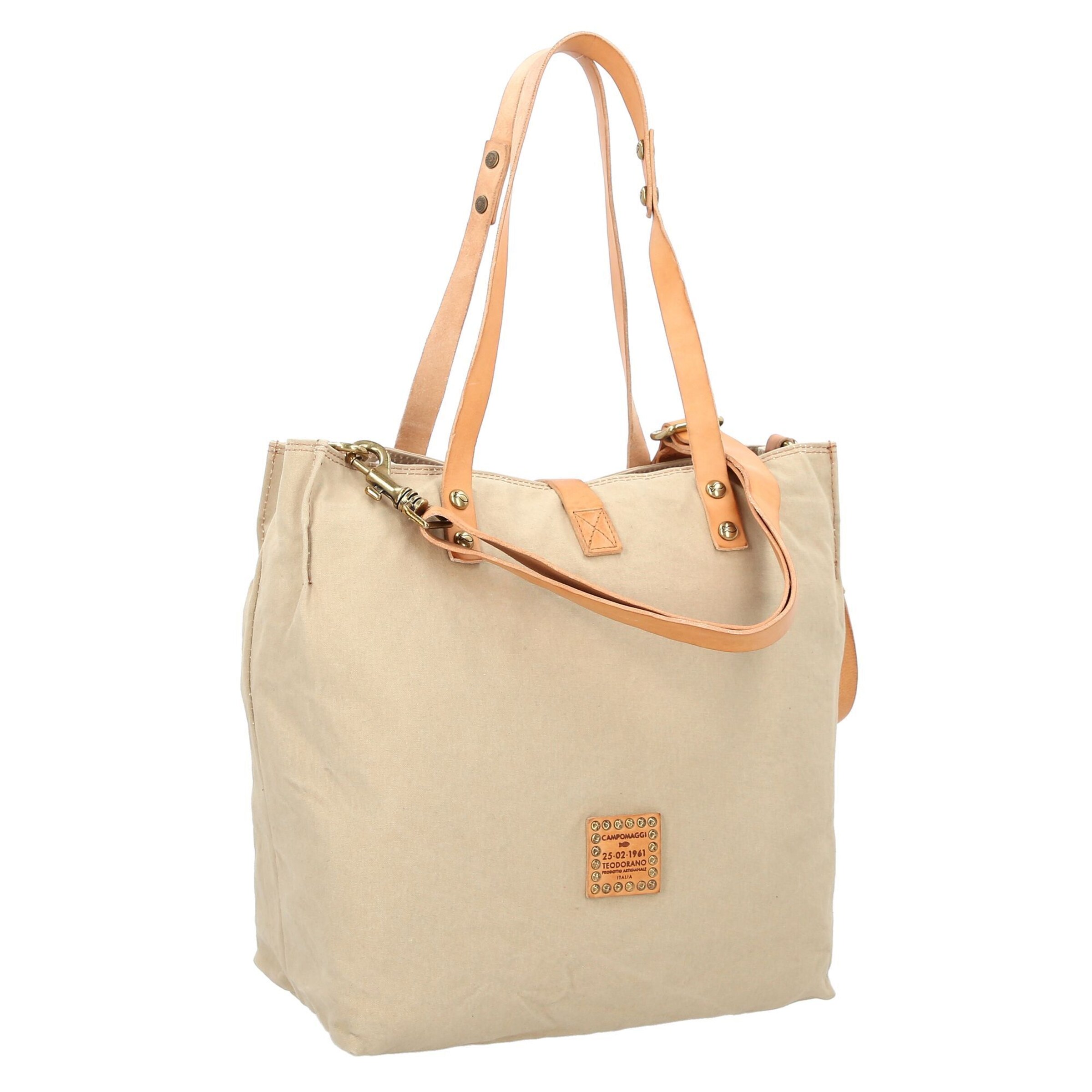 Campomaggi Shoulder Bag 'Manici' in Beige