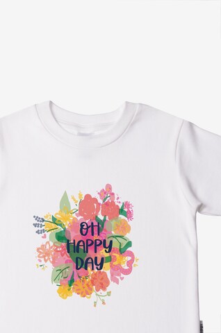 LILIPUT T-Shirt 'Oh happy day' in Weiß