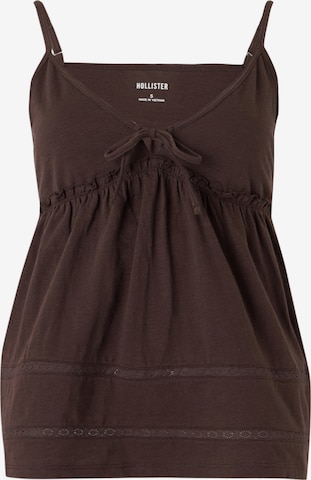 Top di HOLLISTER in marrone: frontale