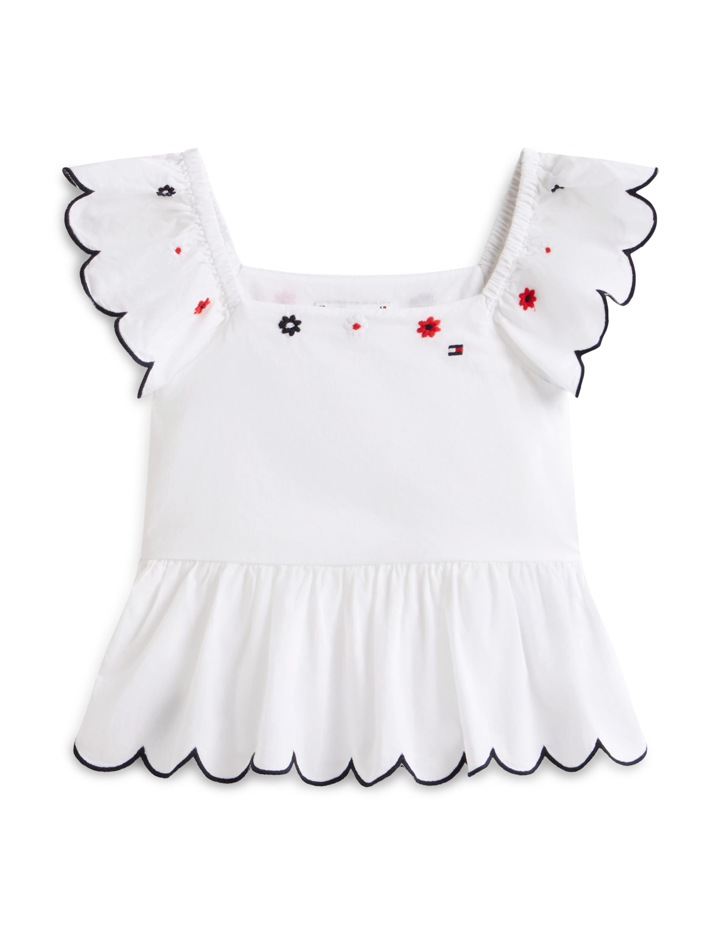 Top di TOMMY HILFIGER in bianco: frontale