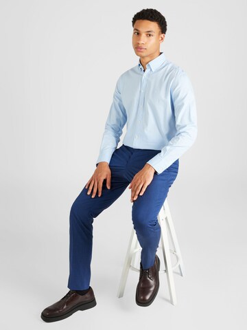 Hackett London Slim Fit Skjorte i blå