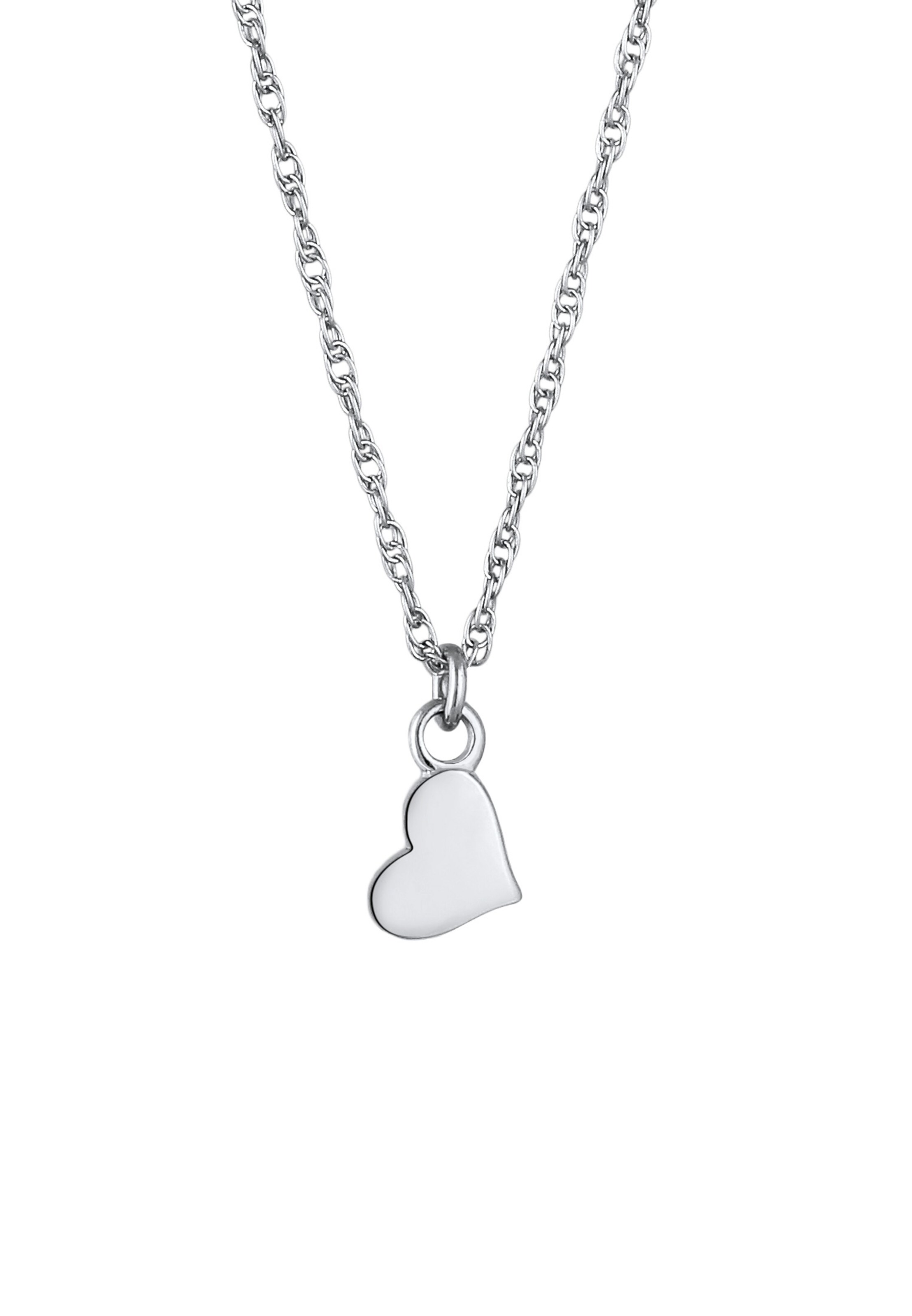 ELLI Ketting 'Herz' in Zilver