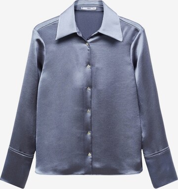 MANGO Blouse 'Ninfa' in Blauw: voorkant