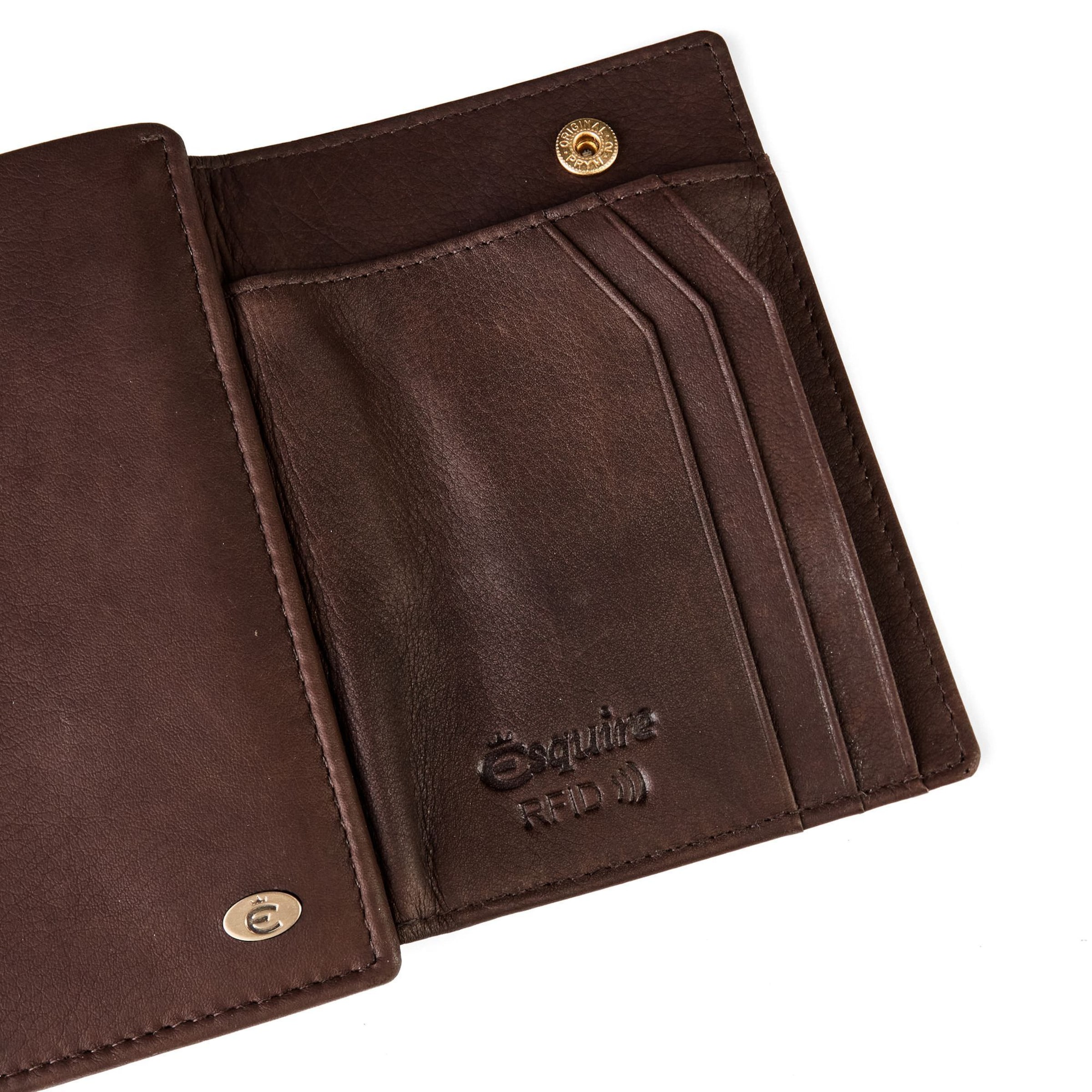 Esquire Portemonnee 'Chicago' in Bruin