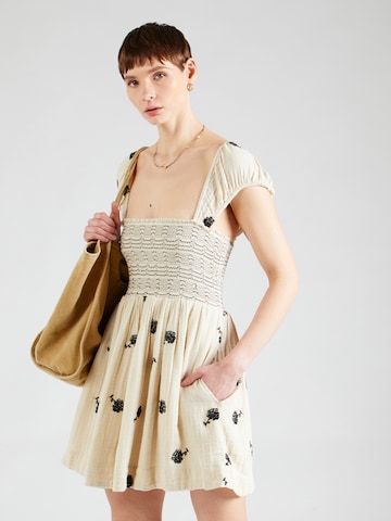 Free People - Vestido de verão 'TORY' em bege: frente