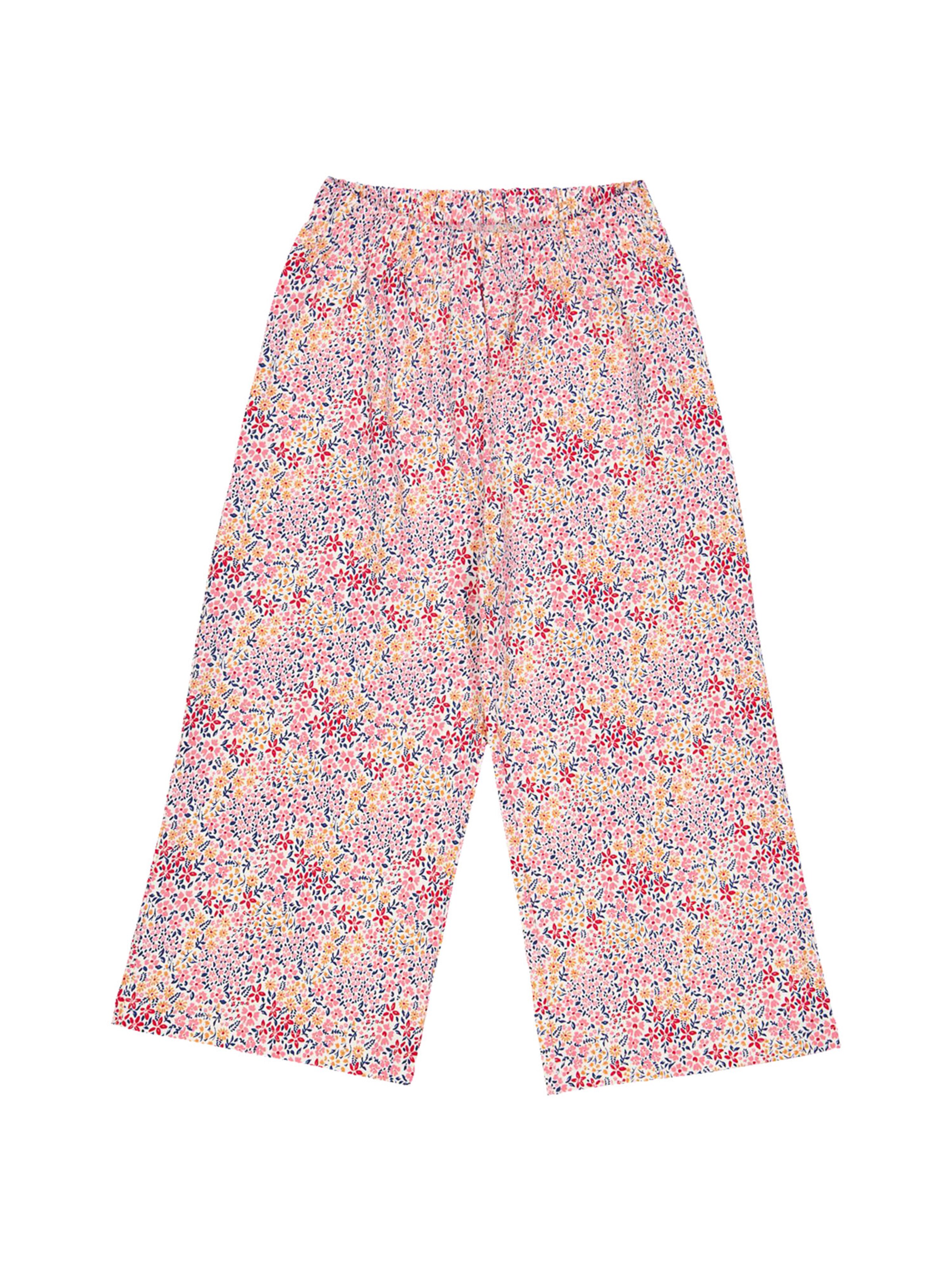 Wide Leg Pantalon Fred's World by GREEN COTTON en rose : devant