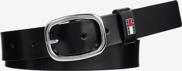 Ceinture Tommy Jeans en noir : devant