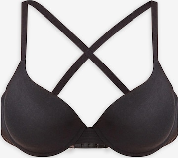 Invisible Soutien-gorge Gisela en noir : devant