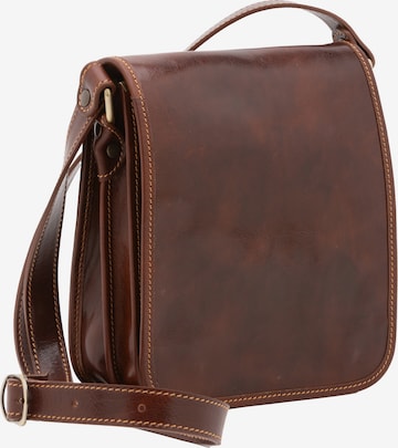Borsa a tracolla di Viola Castellani in marrone: frontale