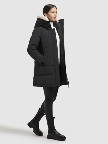 khujo Mantel ' FALTD TEDDY ' in Grau