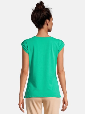 salzhaut Shirt 'BIIKE - CAMPER' in Grün