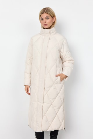 Soyaconcept Wintermantel 'NINA' in Beige: voorkant