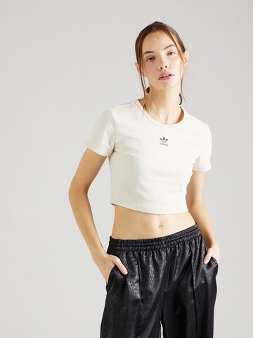 ADIDAS ORIGINALS - Camiseta 'Essentials' en blanco: frente