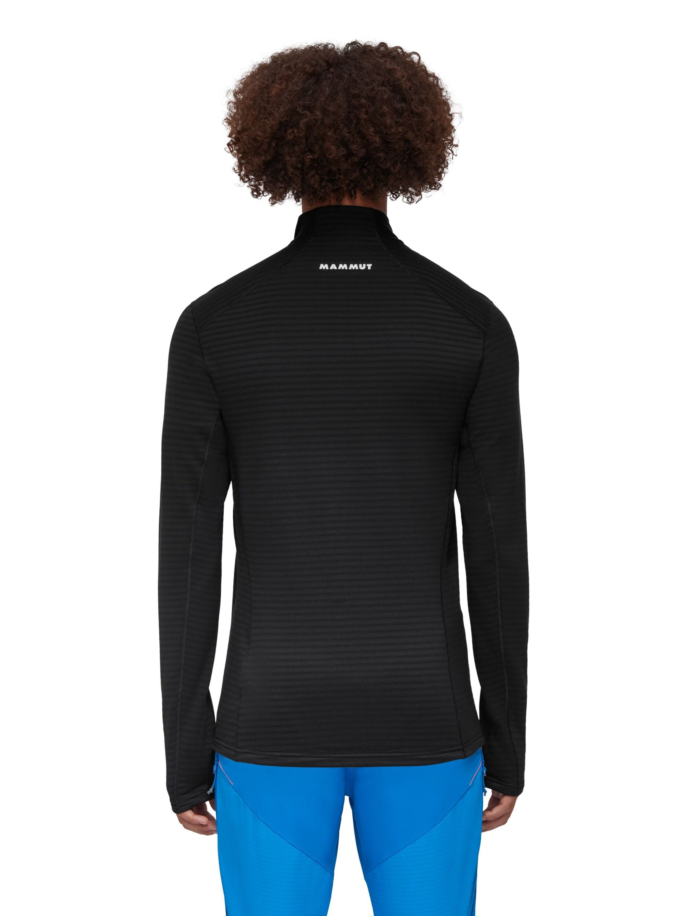 MAMMUT Funktionsfleecejacke 'Taiss' in Schwarz