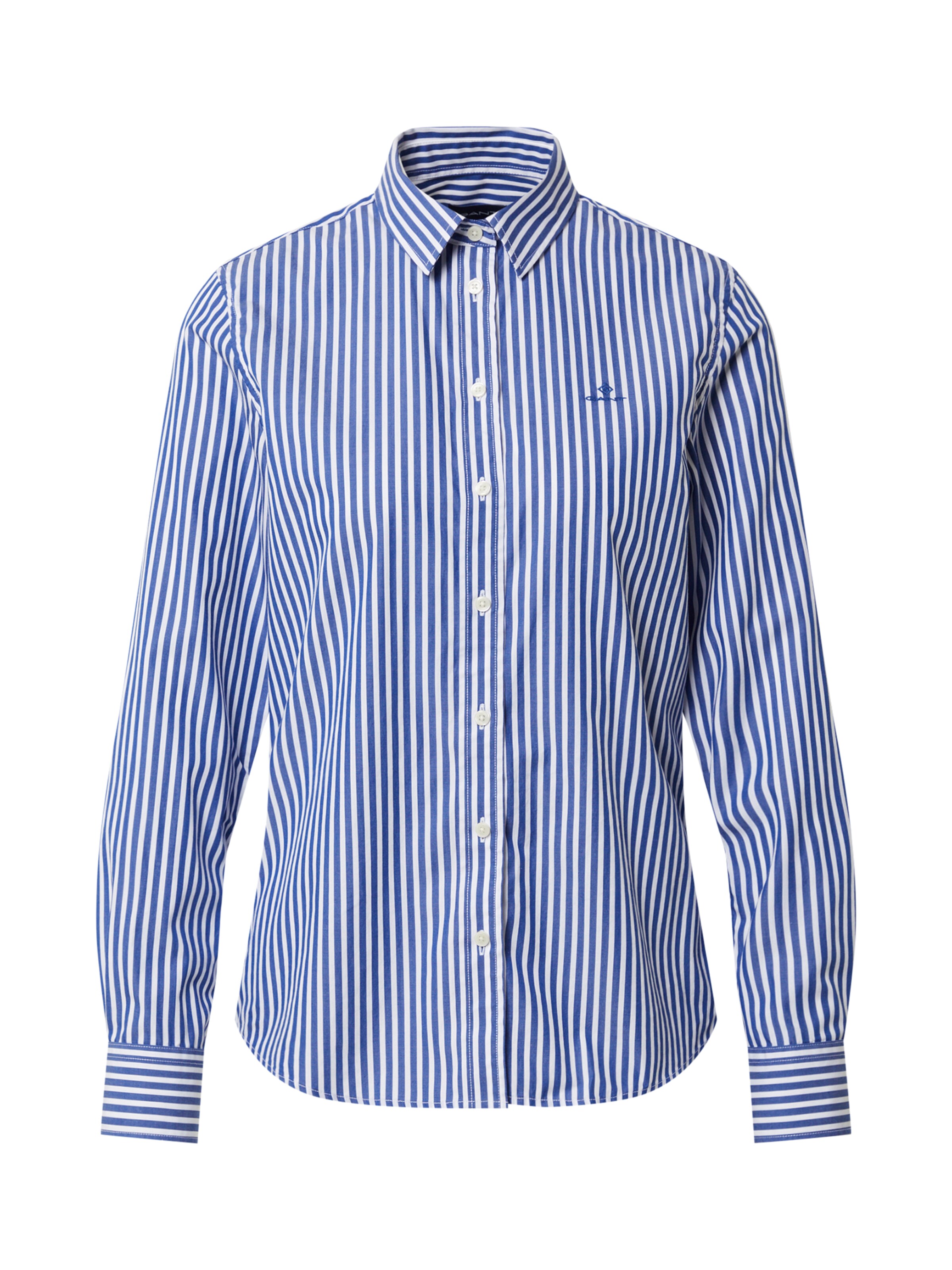 GANT Bluse in blau / weiß, Produktansicht