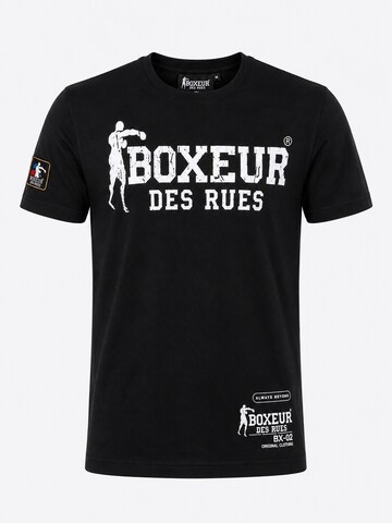 Boxeur des Rues Shirt 'Herren T-Shirt 3er-Pack Boxeur des Rues Slim Fit: Blau, Weißes Logo + Schwarz, Weißes Logo + Intensives Orange'‌‌‌‌‌ in Mischfarben